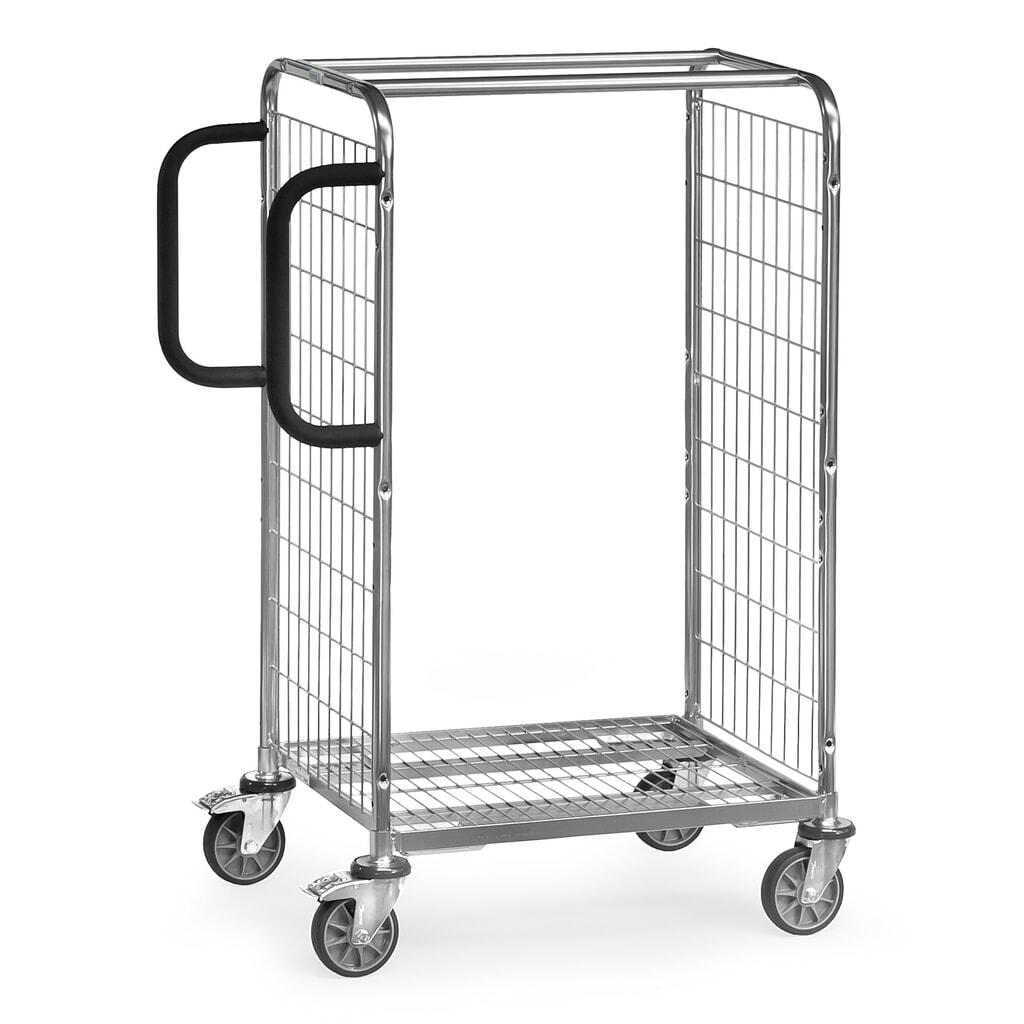 fetra® orderpickwagen, HxBxD 1.225 x 590 x 891 mm, draagvermogen 200 kg Product afbeelding: fetra® orderpickwagen, HxBxD 1.225 x 590 x 891 mm, draagvermogen 200 kg