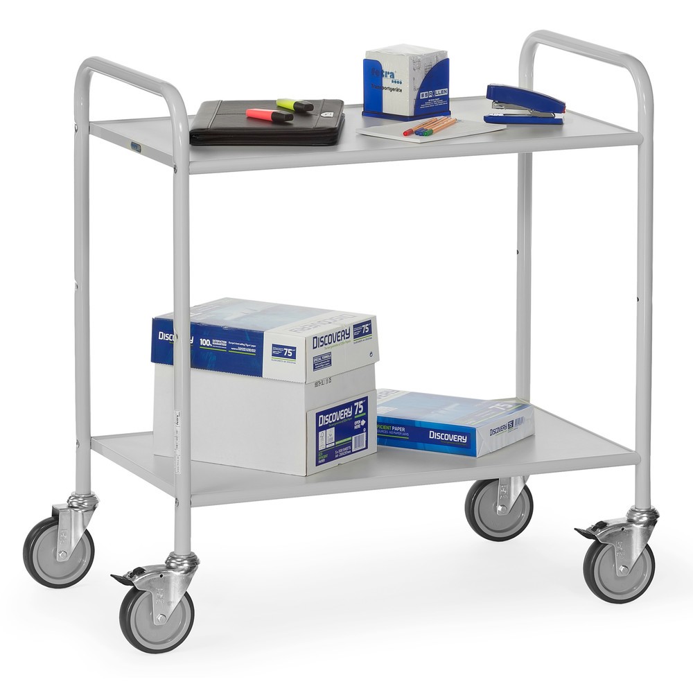 Productafbeelding nr. 2: Ordner- en dossierwagen fetra®, open, 2 etages van 800 x 500 mm