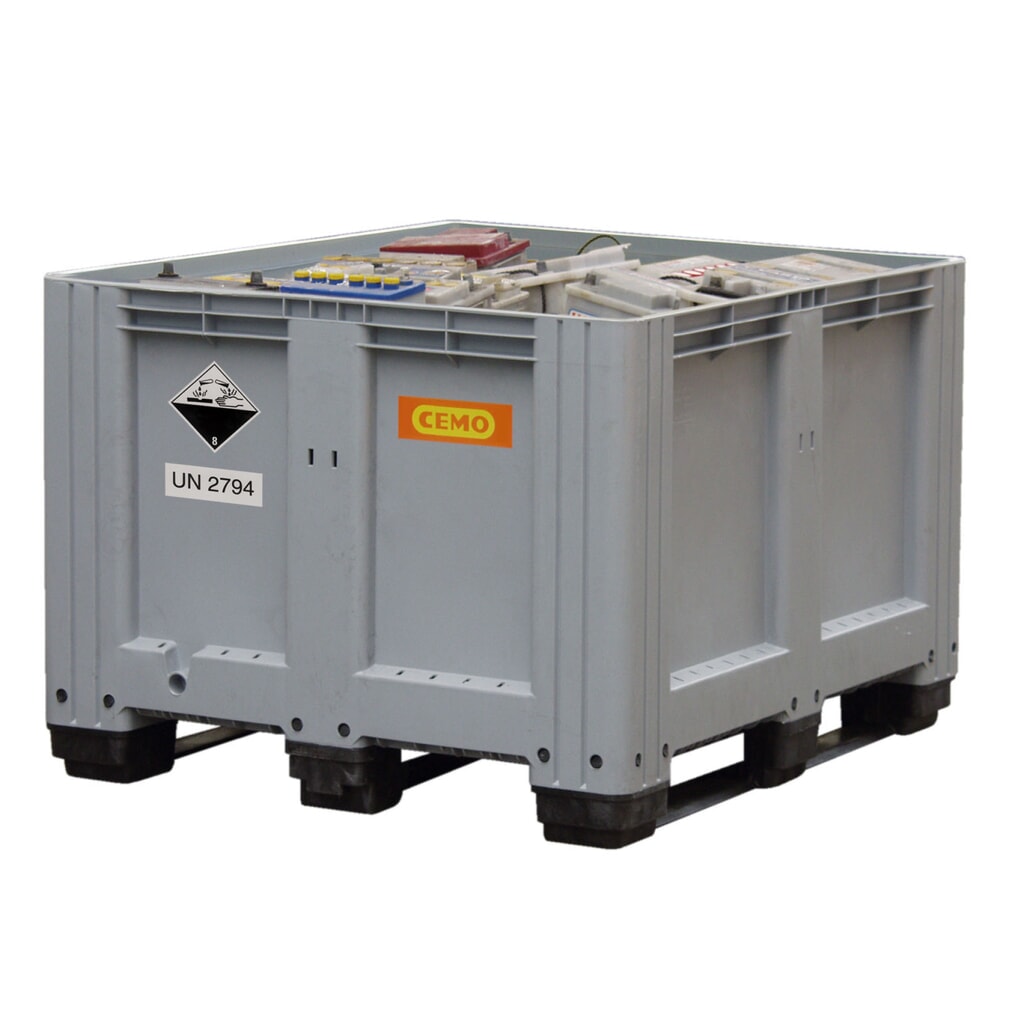 Product afbeelding: Oude-batterijverzamelbak CEMO, 610 l