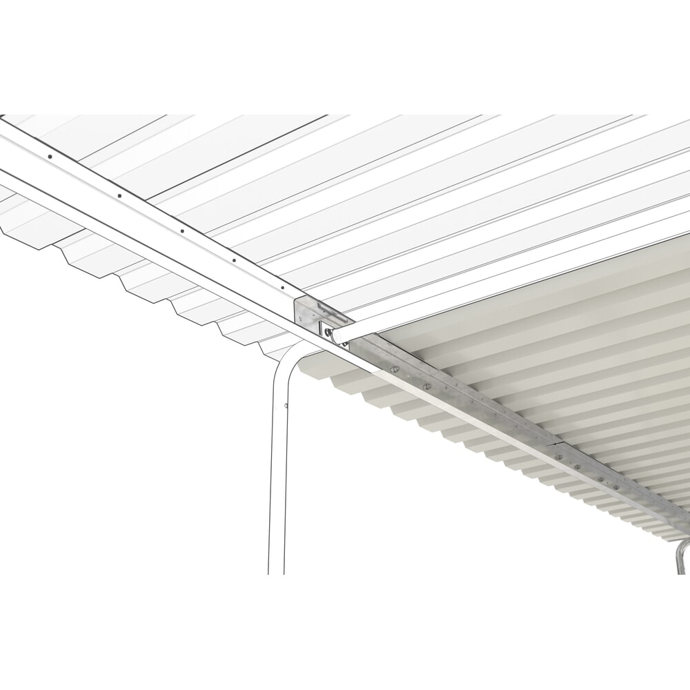 Productafbeelding nr. 2: Overkapping BASIC, 1-zijdig, AE, breedte 4.300 mm