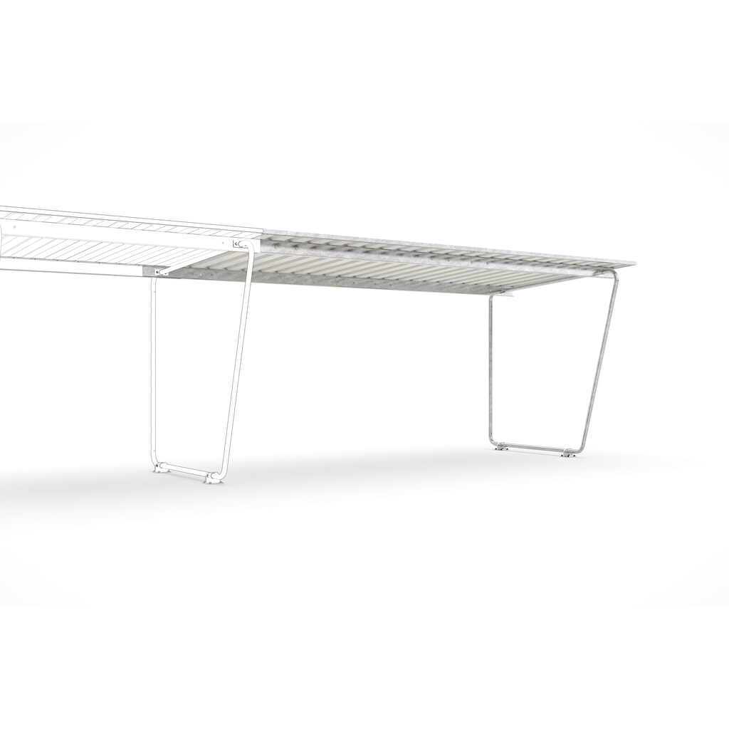Overkapping BASIC, 1-zijdig, AE, breedte 4.300 mm Product afbeelding: Overkapping BASIC, 1-zijdig, AE, breedte 4.300 mm