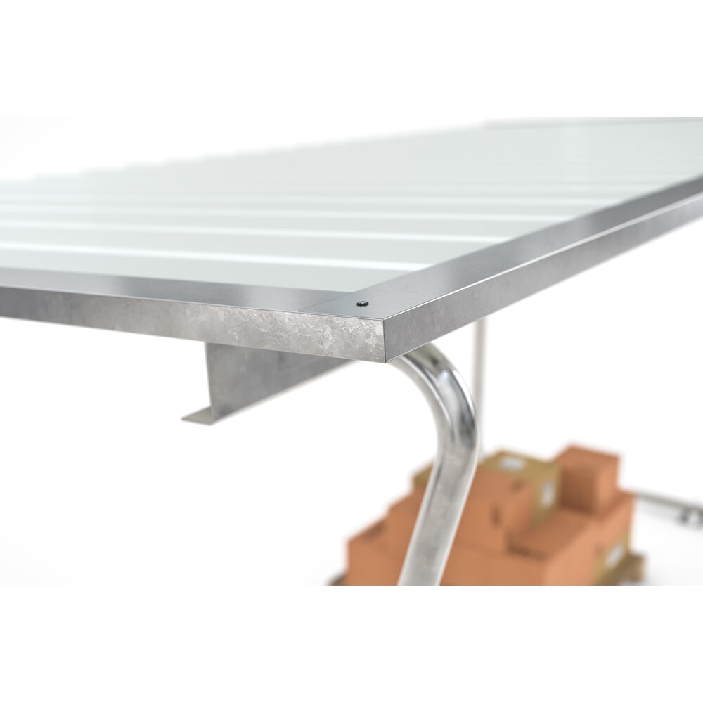 Productafbeelding nr. 7: Overkapping BASIC, 1-zijdig, BE, breedte 4.300 mm