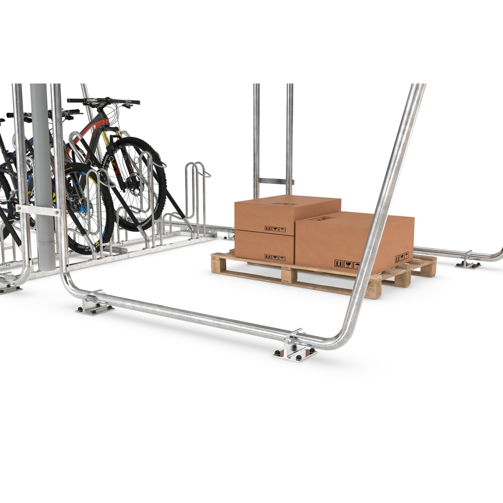 Productafbeelding nr. 6: Overkapping BASIC, 2-zijdig, basiselement, breedte 2.145 mm
