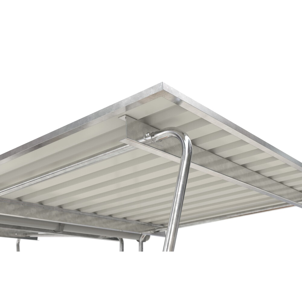Productafbeelding nr. 8: Overkapping BASIC, 2-zijdig, basiselement, breedte 2.145 mm