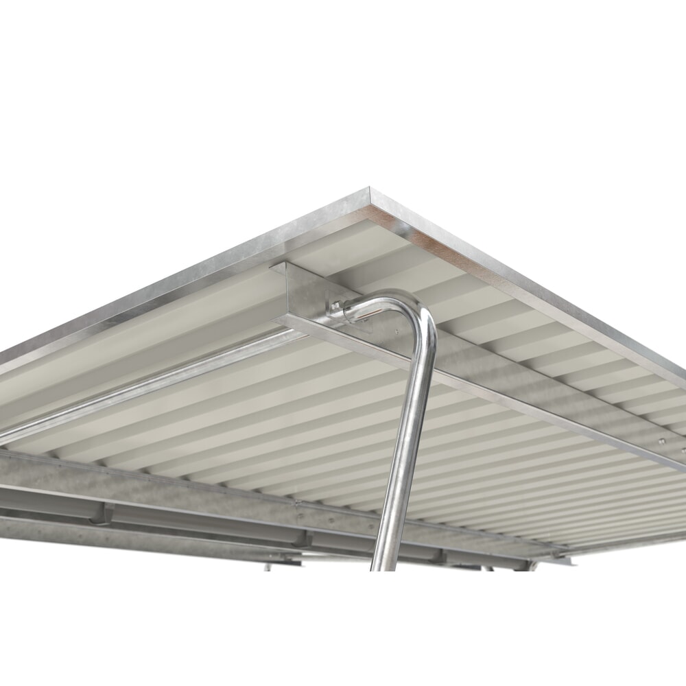 Productafbeelding nr. 5: Overkapping BASIC, 2-zijdig, BE, breedte 4.300 mm