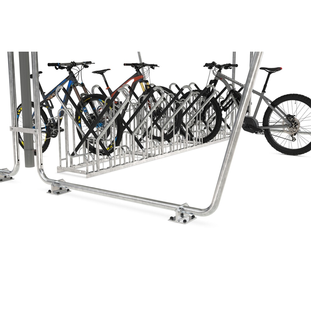 Productafbeelding nr. 7: Overkapping BASIC, 2-zijdig, BE, breedte 4.300 mm
