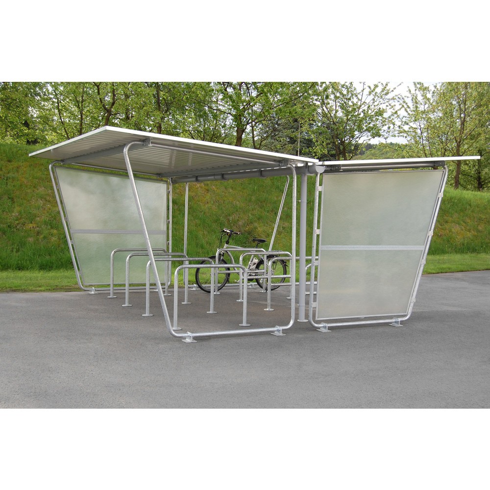 Productafbeelding nr. 10: Overkapping BASIC, 2-zijdig, BE, breedte 4.300 mm
