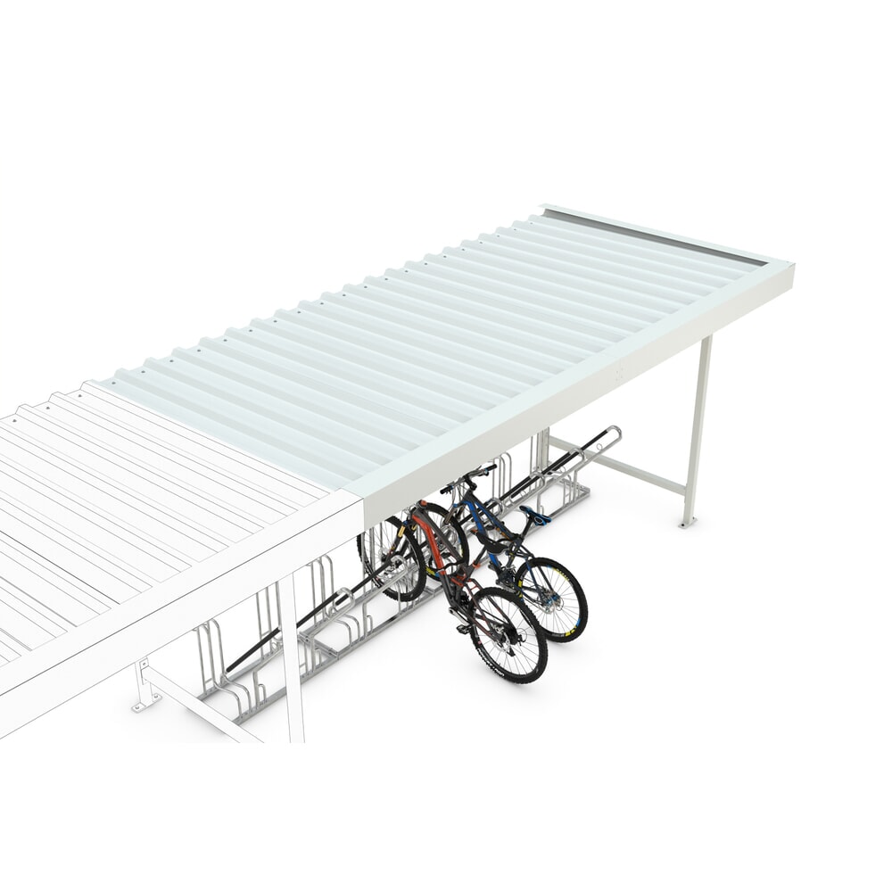 Productafbeelding nr. 2: Overkapping VARIO, 1-zijdig, AE, hxbxd 2.350 x 4.300 x 2.200 mm