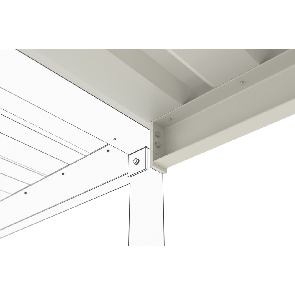Productafbeelding nr. 5: Overkapping VARIO, 1-zijdig, AE, hxbxd 2.350 x 4.300 x 2.200 mm