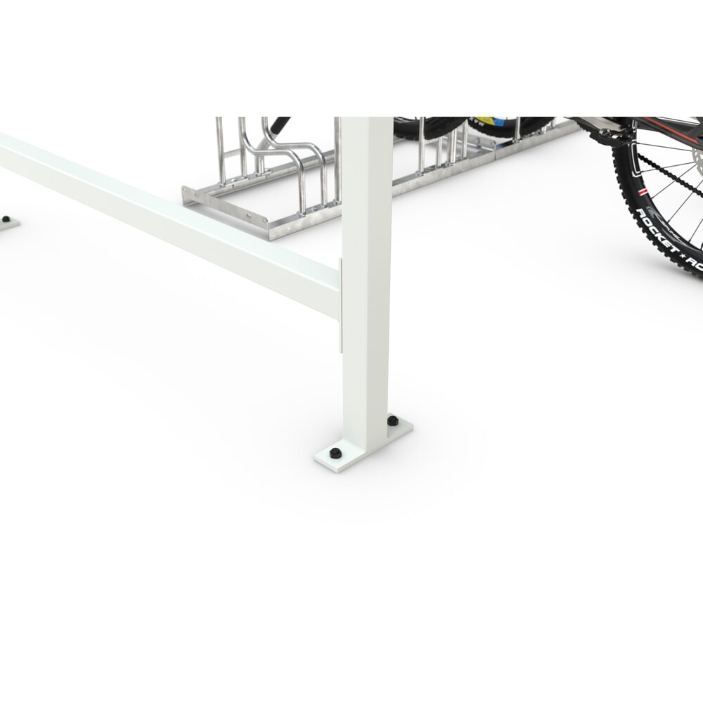 Productafbeelding nr. 2: Overkapping WSM, 1-zijdig, BE, hxbxd 2.350 x 2.870 x 2.200 mm, RAL 9002