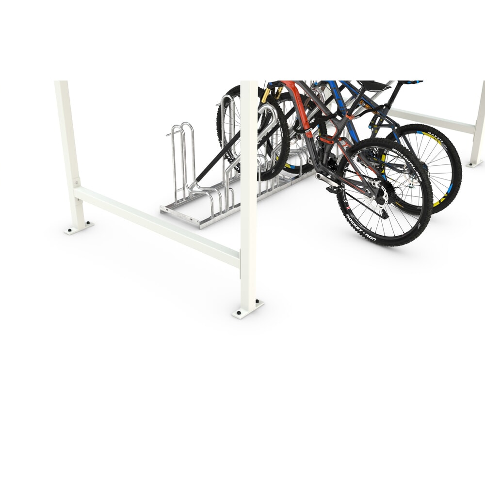 Productafbeelding nr. 3: Overkapping WSM, 1-zijdig, BE, hxbxd 2.350 x 2.870 x 2.200 mm, RAL 9002