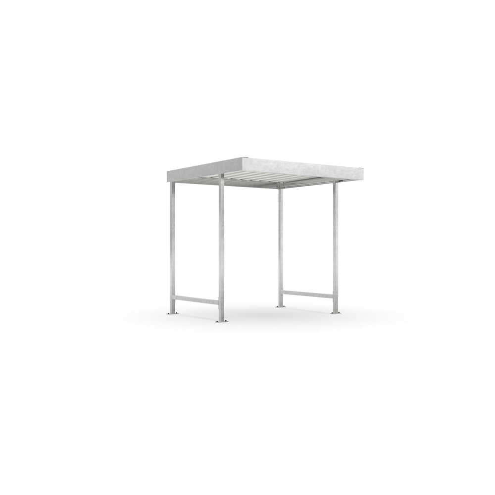 Product afbeelding: Overkapping WSM, 1-zijdig, BE, hxbxd 2.350 x 2.250 x 2.200 mm, verzinkt