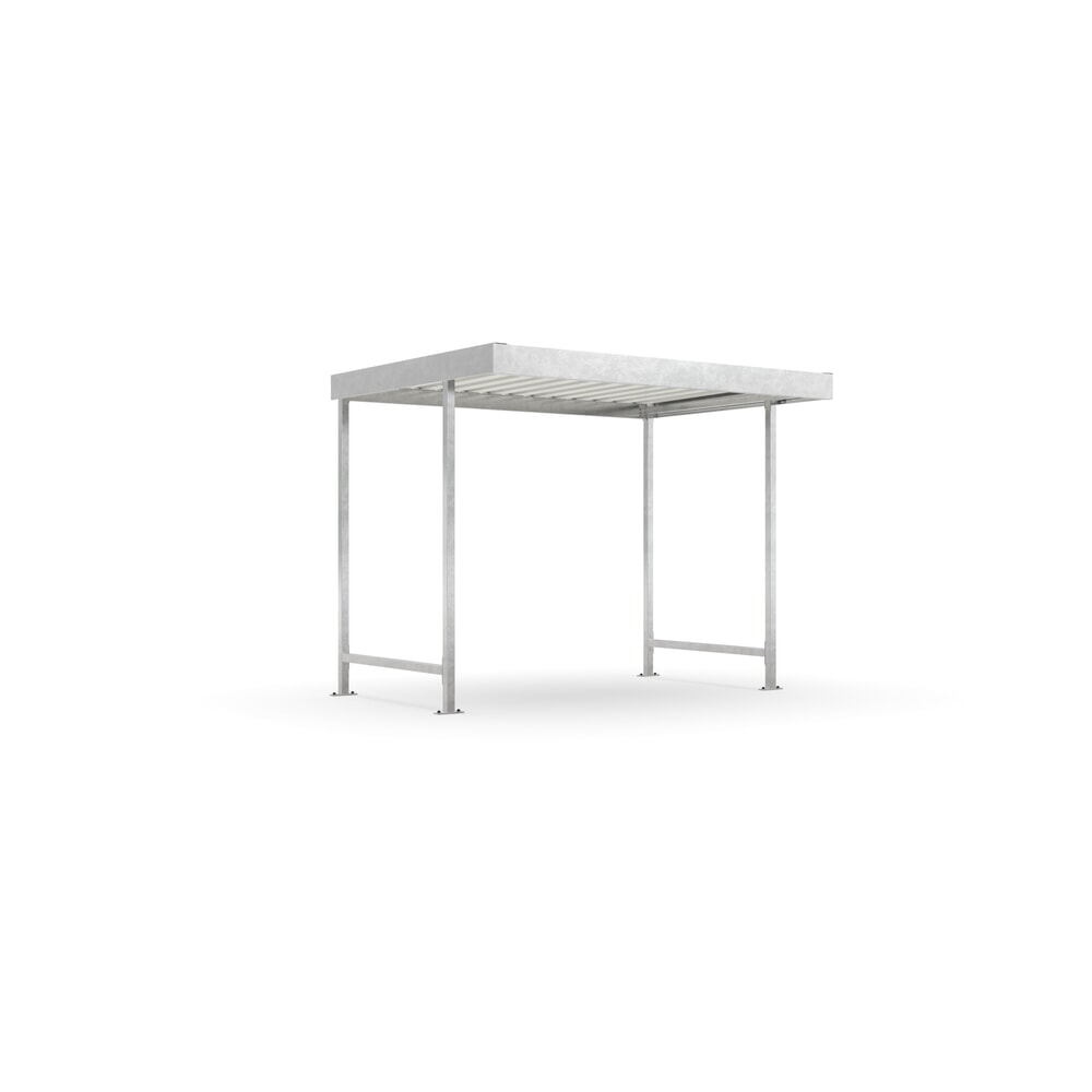 Productafbeelding nr. 1: Overkapping WSM, 1-zijdig, BE, hxbxd 2.350 x 2.870 x 2.200 mm, verzinkt