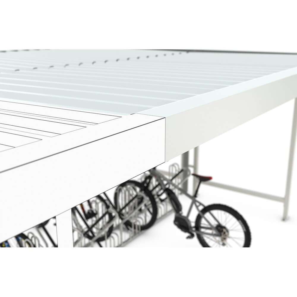 Productafbeelding nr. 4: Overkapping VARIO, 2-zijdig, AE, hxbxd 2.350 x 4.300 x 4.400 mm