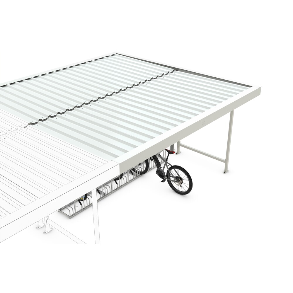 Productafbeelding nr. 7: Overkapping VARIO, 2-zijdig, AE, hxbxd 2.350 x 4.300 x 4.400 mm