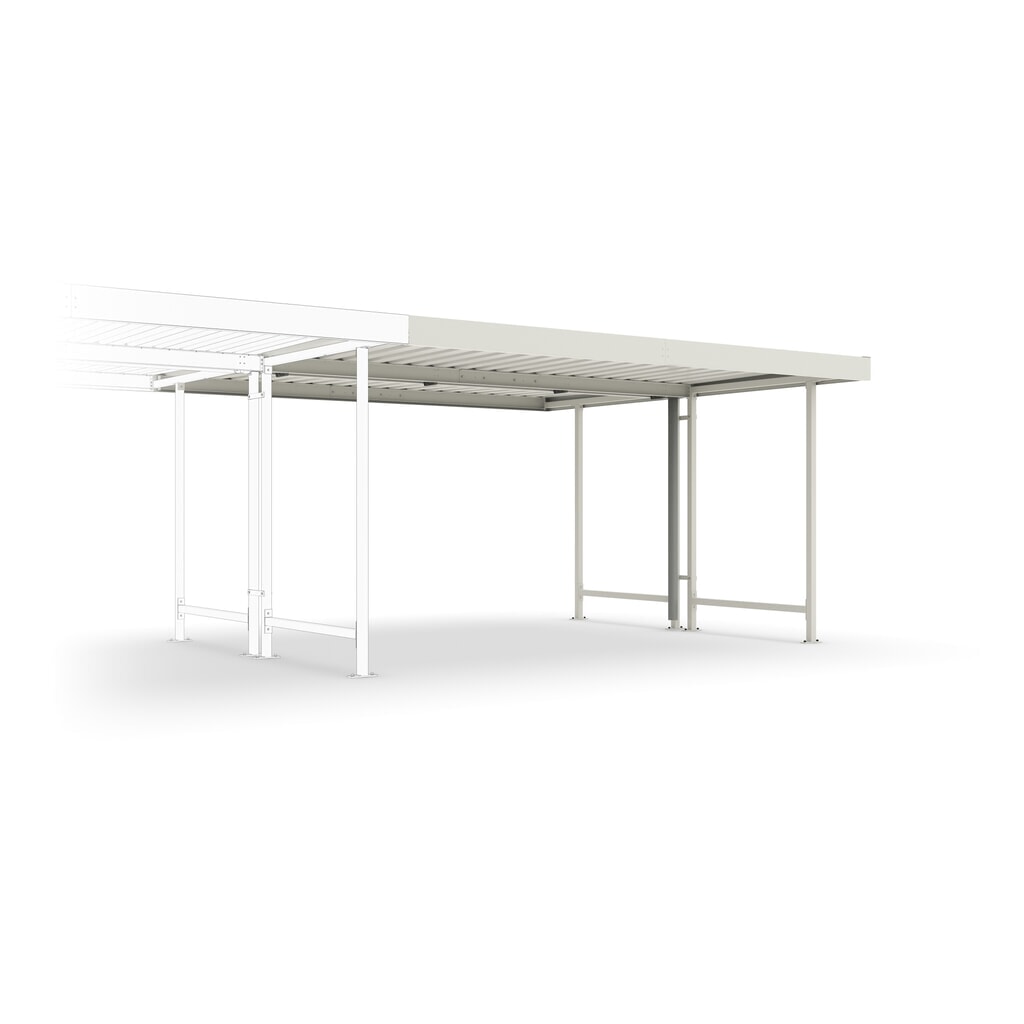 Product afbeelding: Overkapping VARIO, 2-zijdig, AE, hxbxd 2.350 x 4.300 x 4.400 mm