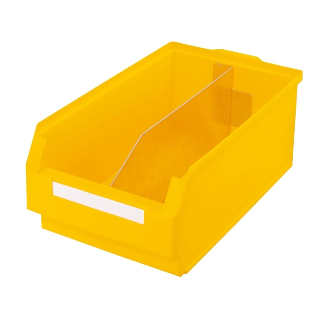 Overlangsdeler voor magazijnbakken RasterPlan bxdxh 200 x 350 x 150 mm Product afbeelding: Overlangsdeler voor magazijnbakken RasterPlan bxdxh 200 x 350 x 150 mm