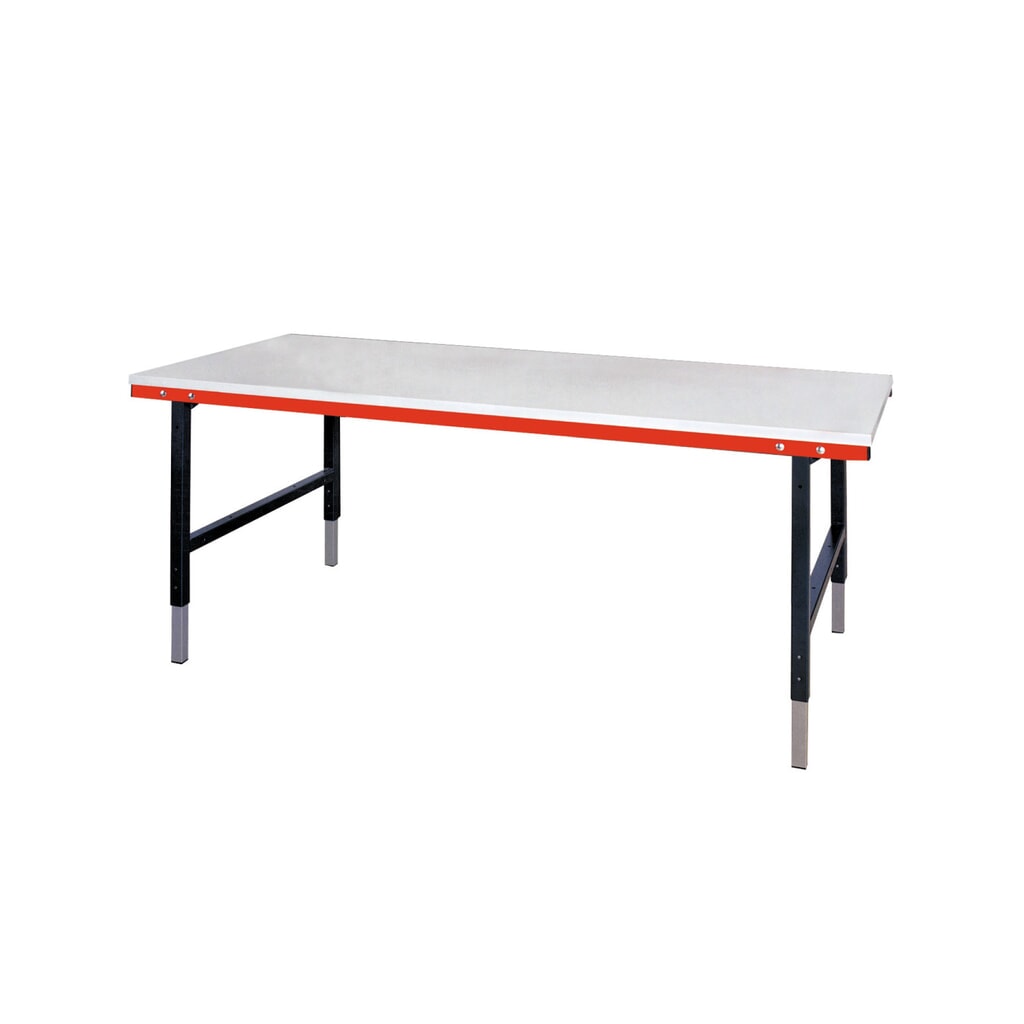 Product afbeelding: Rocholz handmatig in hoogte verstelbare paktafel, draagvermogen 200 kg, hxbxd 690-960 x 2.000 x 920 mm