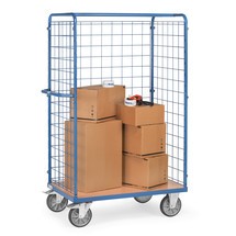 Productafbeelding nr. 2: Pakketwagen fetra®, 3-zijdig met gaaswanden, laadvlak 1.000 x 600 mm