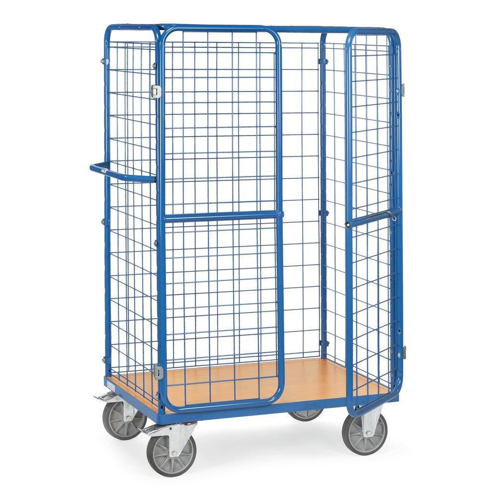 Product afbeelding: Pakketwagen fetra®, draagvermogen 600 kg, laadvlak bxd 1.200 x 800 mm, hoogte 1.800 mm, met dak