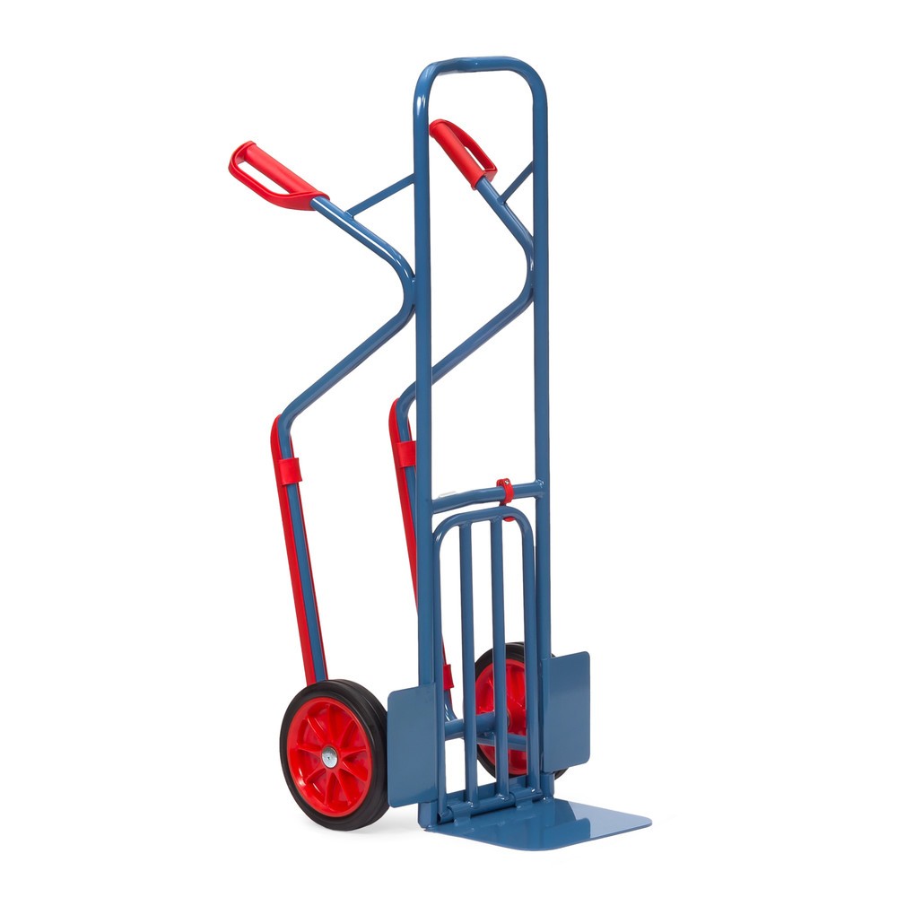 Productafbeelding nr. 4: Pakketwagen fetra®, met inklapbare steekplaat + glijvlakken, draagvermogen 300 kg, steekplaat bxd 320 x 250 mm, volrubber banden