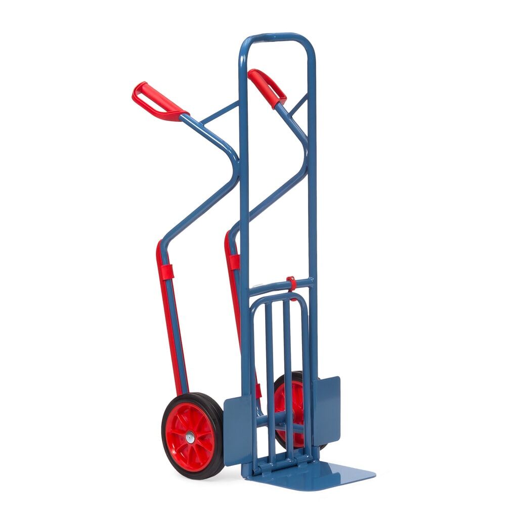 Productafbeelding nr. 4: Pakketwagen fetra®, met inklapbare steekplaat + glijvlakken, draagvermogen 300 kg, steekplaat bxd 320 x 250 mm, volrubber banden