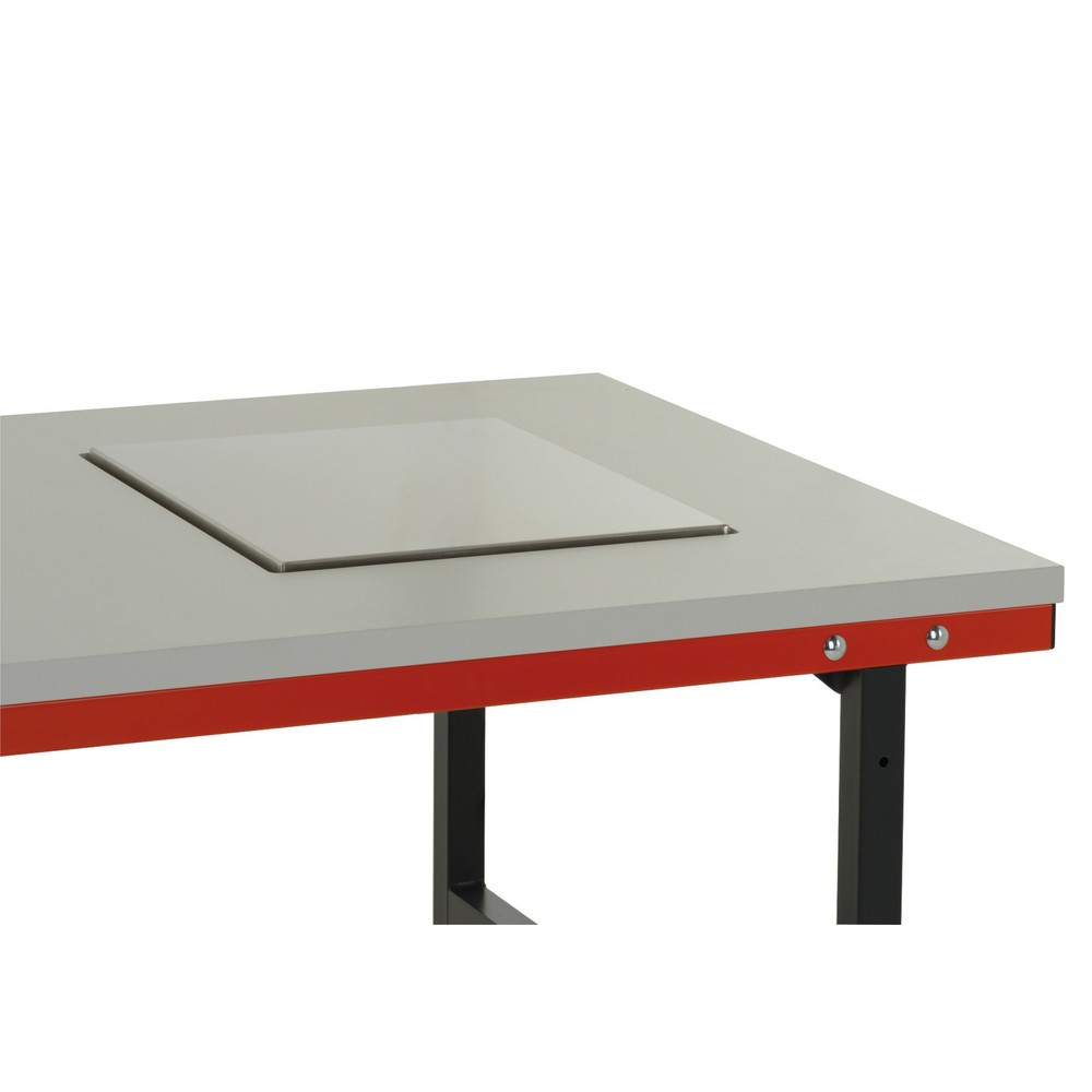 Productafbeelding nr. 2: Paktafel Rocholz met weegschaal tot 60 kg, hxbxd 690-960 x 2.000 x 920 mm