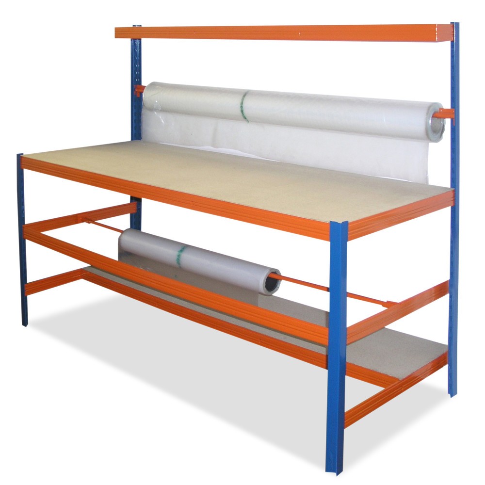Product afbeelding: Paktafelstation BASIC met rolhouder, draagvermogen 300 kg