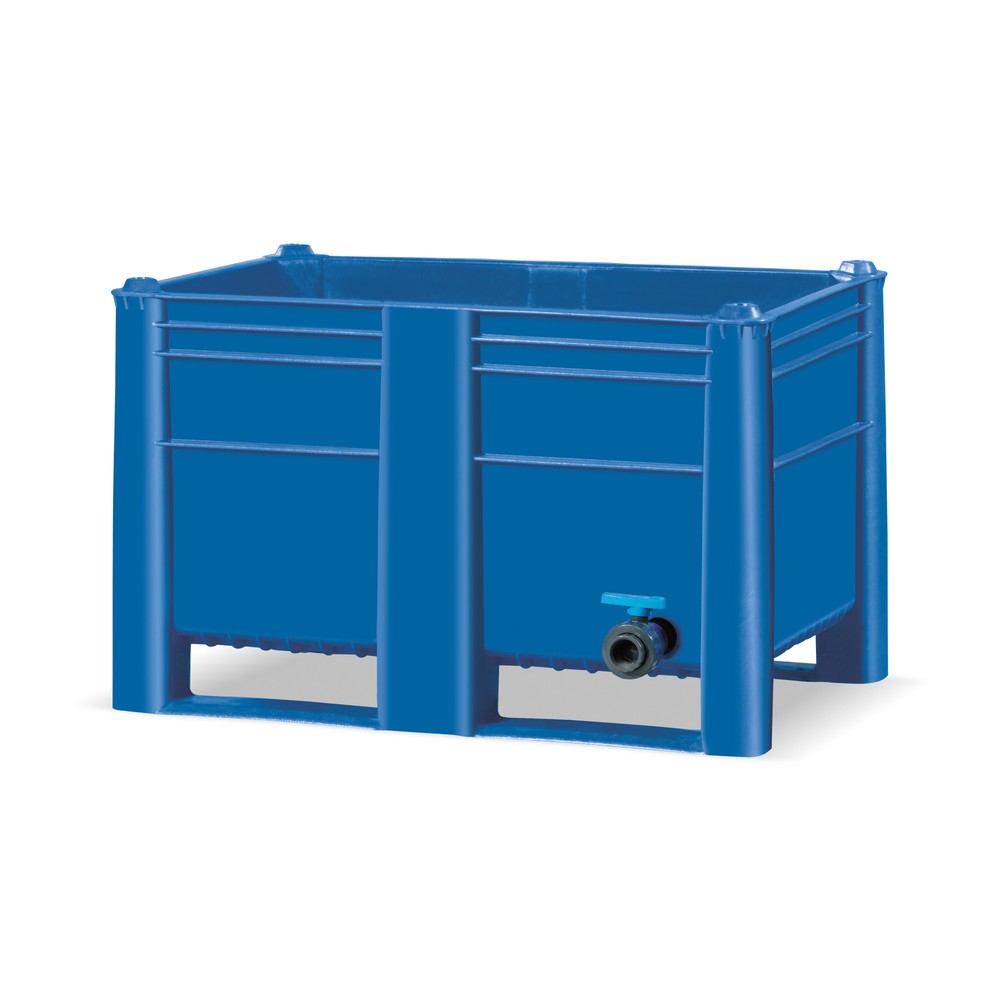 Product afbeelding: Palletbox, met aflaatventiel, 500 liter