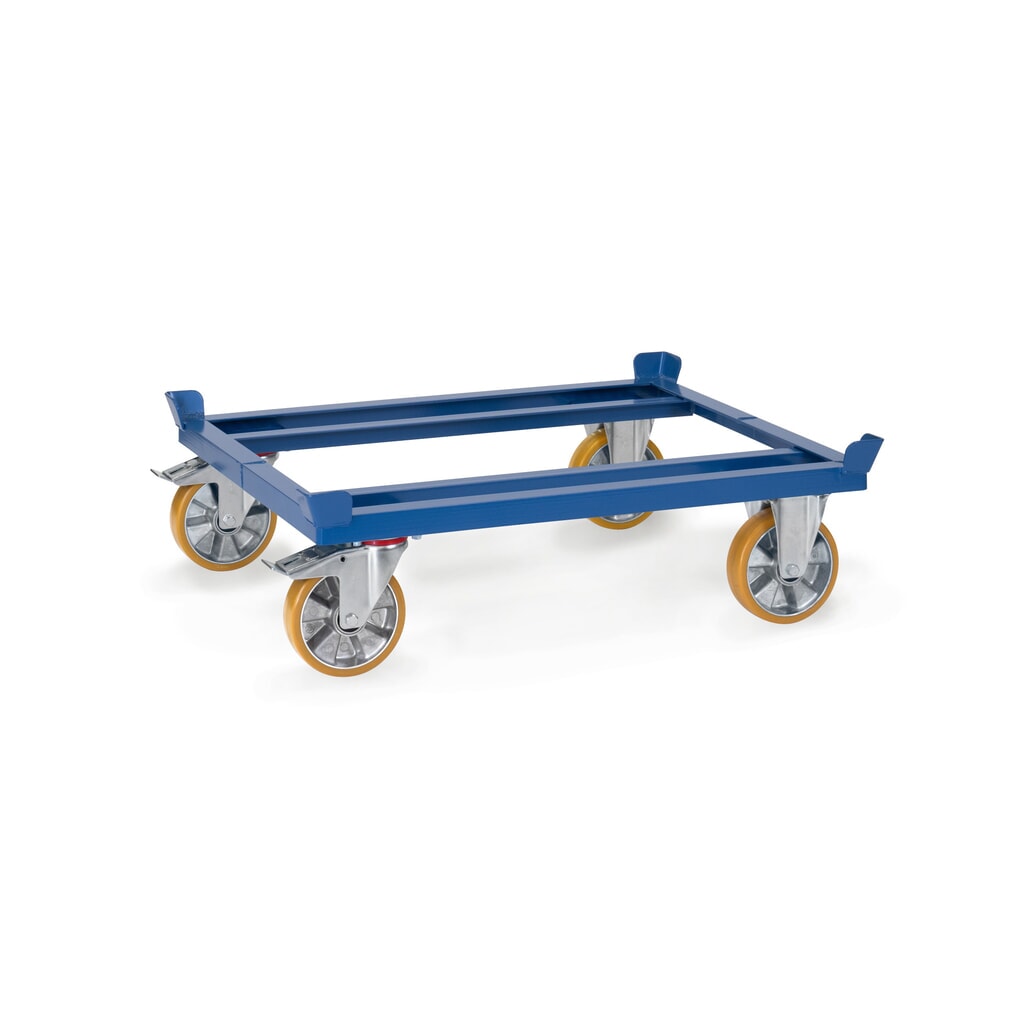 Product afbeelding: fetra® palletonderwagen, PU-wielen, draagvermogen 1.050 kg, 1.010 x 810 mm, briljantblauw