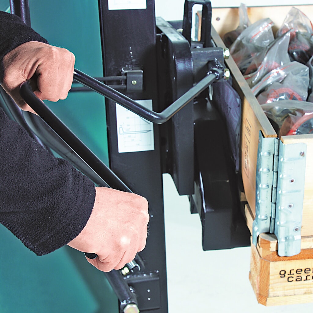Palletheffer, draaibaar, elektrische heffing, hefhoogte 900 mm Productafbeelding nr. 2: Palletheffer, draaibaar, elektrische heffing, hefhoogte 900 mm