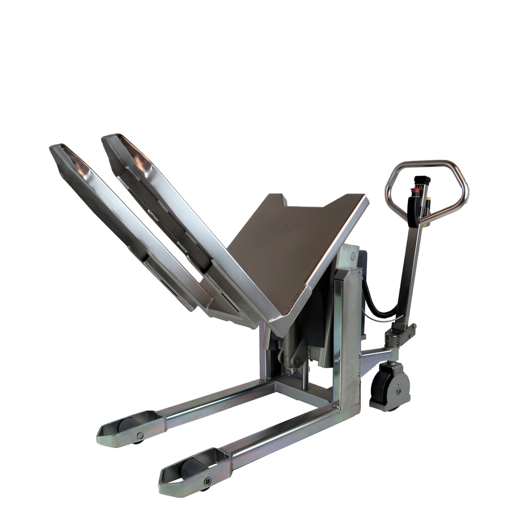Palletheffer Logitilt met kantelfunctie INOX, draagvermogen 1.000 kg Productafbeelding nr. 3: Palletheffer Logitilt met kantelfunctie INOX, draagvermogen 1.000 kg