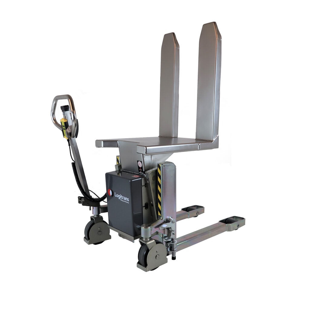 Palletheffer Logitilt met kantelfunctie INOX, draagvermogen 1.000 kg Product afbeelding: Palletheffer Logitilt met kantelfunctie INOX, draagvermogen 1.000 kg
