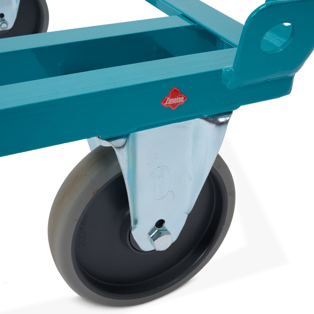 Palletonderwagen Ameise®, met vanghoeken, laadhoogte 280 mm, TPE-banden Productafbeelding nr. 10: Palletonderwagen Ameise®, met vanghoeken, laadhoogte 280 mm, TPE-banden