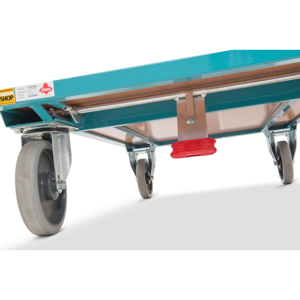 Platformwagen Ameise®, met kopwand, laadoppervlak b x d 600 x 1.030 mm Productafbeelding nr. 2: Platformwagen Ameise®, met kopwand, laadoppervlak b x d 600 x 1.030 mm