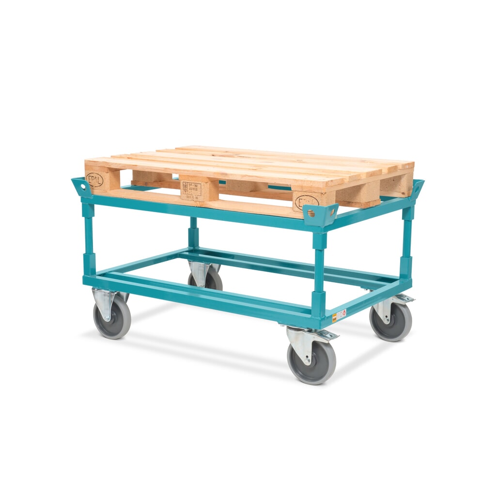 Productafbeelding nr. 4: Palletonderwagen Ameise®, met vanghoeken, laadhoogte 650 mm, TPE-banden