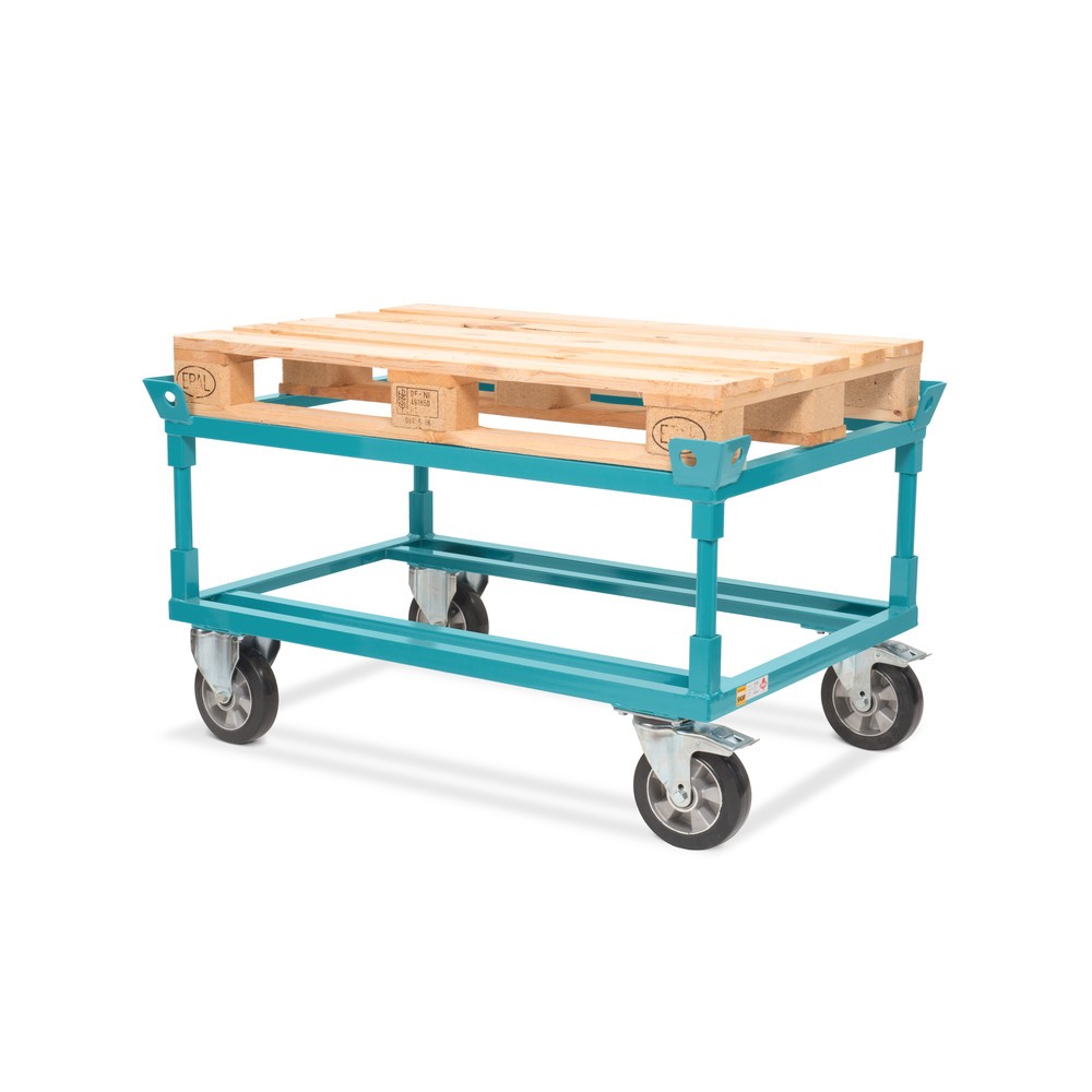 Productafbeelding nr. 3: Palletonderwagen Ameise®, met vanghoeken, laadhoogte 650 mm, elastische volrubber banden