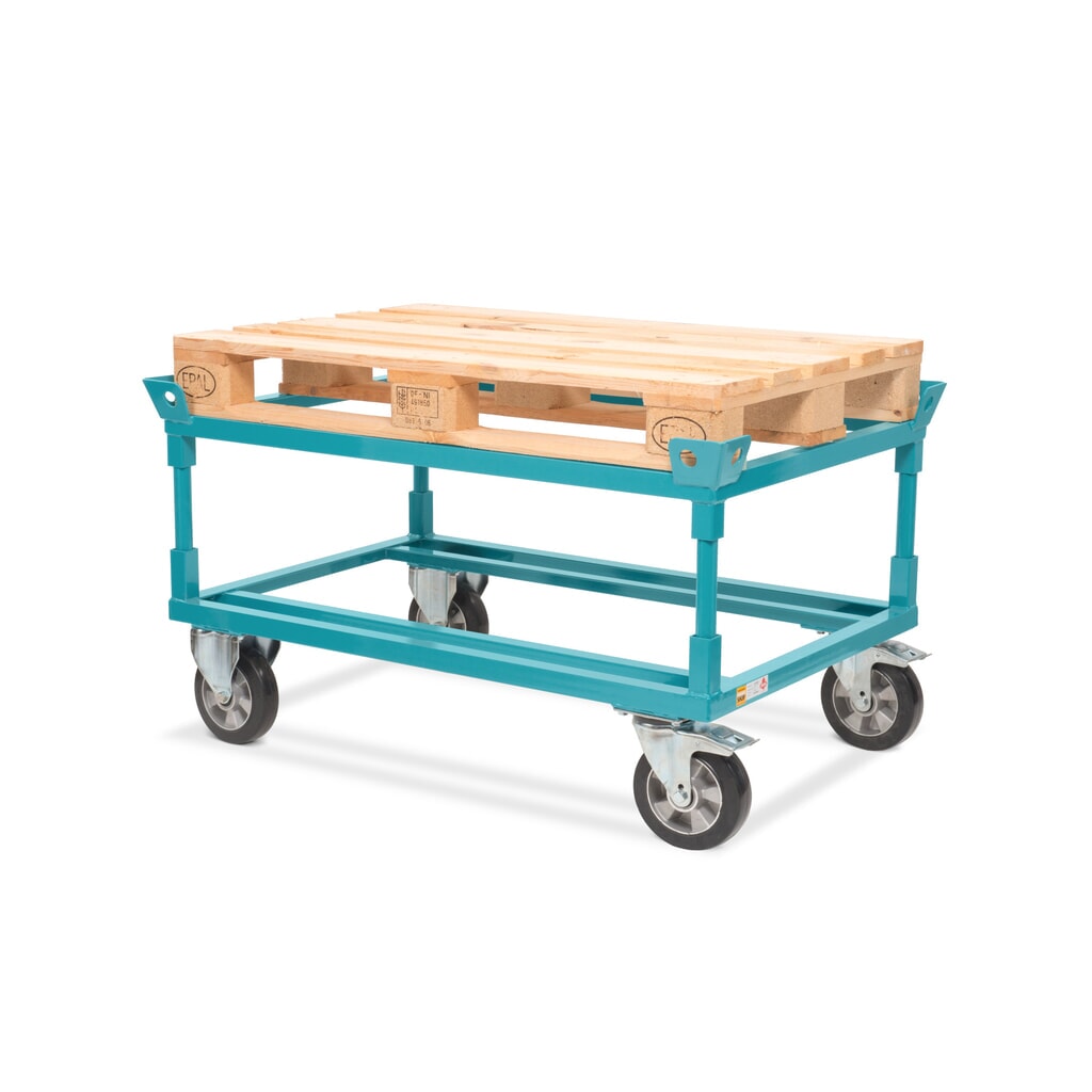 Productafbeelding nr. 4: Palletonderwagen Ameise®, met vanghoeken, laadhoogte 650 mm, elastische volrubber banden