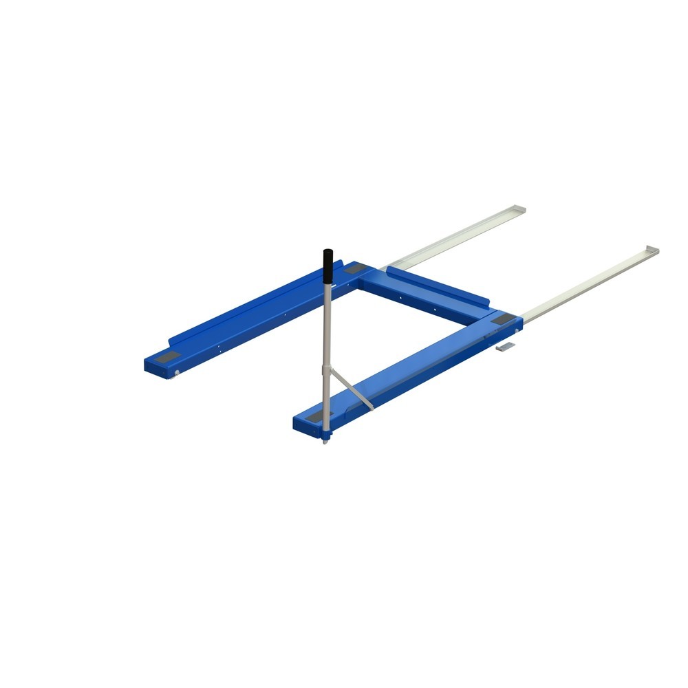 Productafbeelding nr. 1: Palletuittrekvoorziening, vloermodel, draagvermogen 800 kg, uittrekdiepte 85%, met 700 mm standaard handgreep