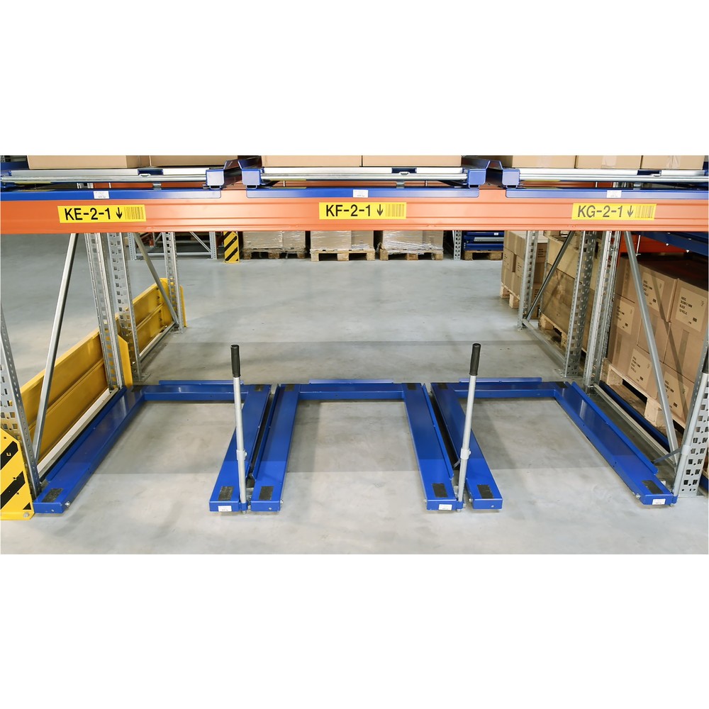 Productafbeelding nr. 3: Palletuittrekvoorziening, vloermodel, draagvermogen 1.000 kg, uittrekdiepte 85%, met 700 mm standaard handgreep