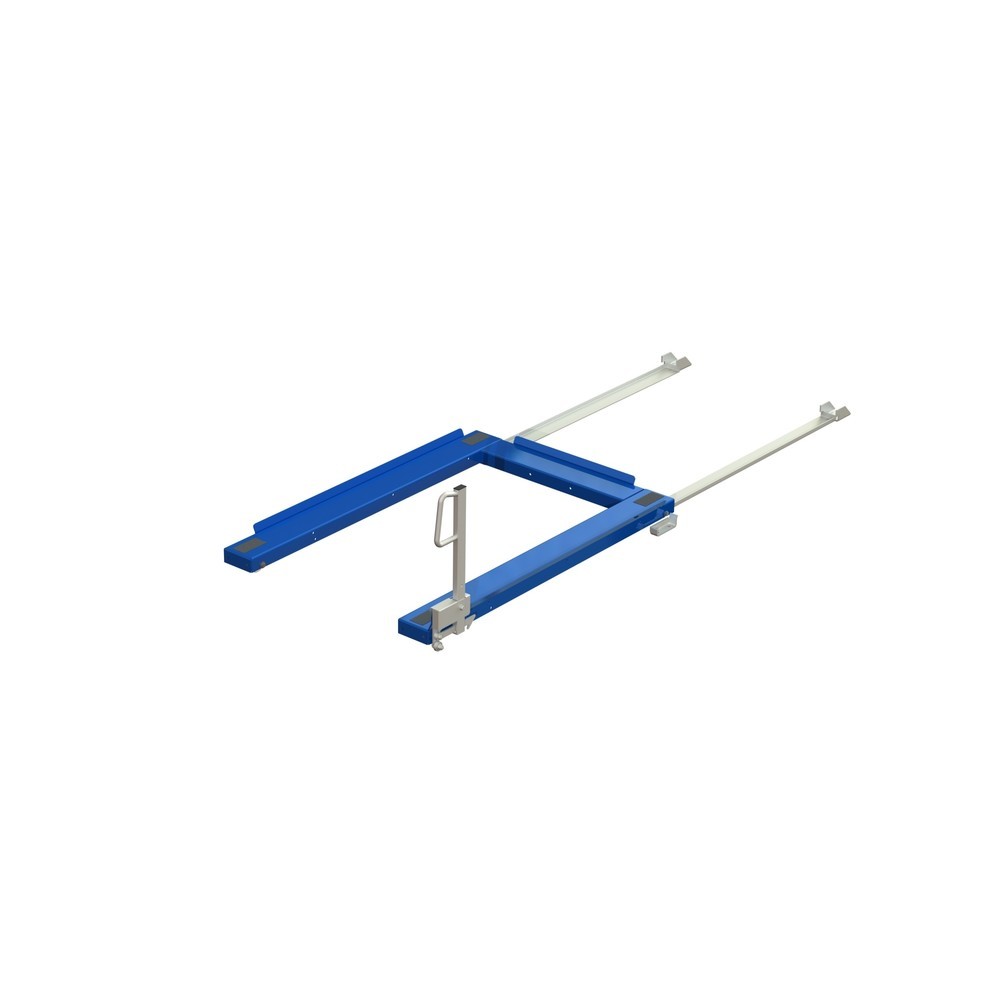 Productafbeelding nr. 1: Palletuittrekvoorziening, vloermodel, draagvermogen 1.000 kg, uittrekdiepte 85%, met 500 mm easy-action handgreep