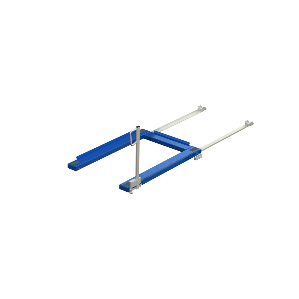 Productafbeelding nr. 1: Palletuittrekvoorziening, vloermodel, draagvermogen 1.000 kg, uittrekdiepte 85%, met 700 mm easy-action handgreep