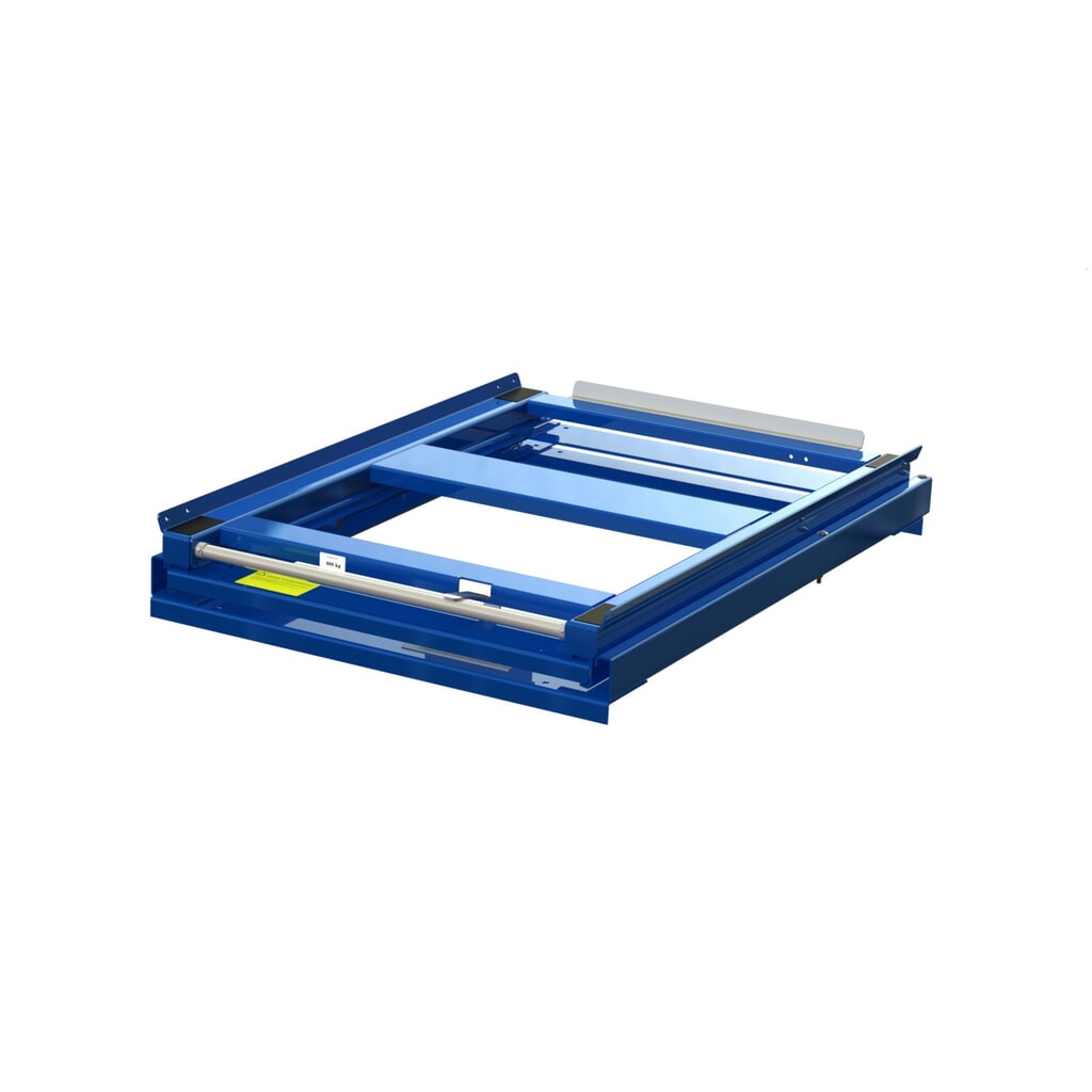 Product afbeelding: Palletuittrekvoorziening voor zware lasten, draagvermogen 600 kg, uittrekdiepte 100%