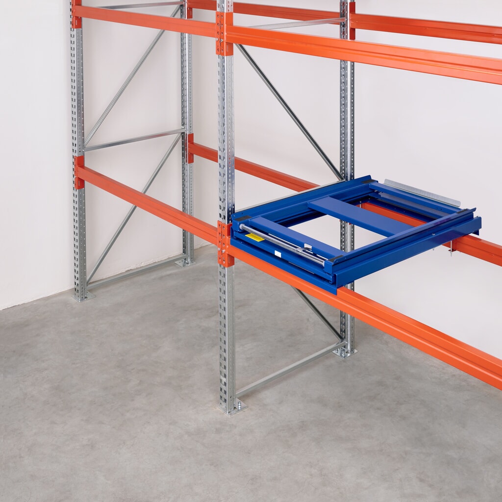 Palletuittrekvoorziening voor zware lasten, draagvermogen 600 kg, uittrekdiepte 100% Productafbeelding nr. 2: Palletuittrekvoorziening voor zware lasten, draagvermogen 600 kg, uittrekdiepte 100%