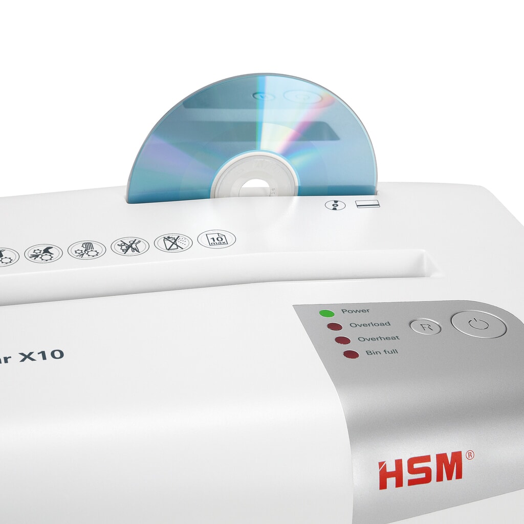 Papiervernietiger HSM shredstar X10, snippers 4,5 x 30 mm Productafbeelding nr. 5: Papiervernietiger HSM shredstar X10, snippers 4,5 x 30 mm