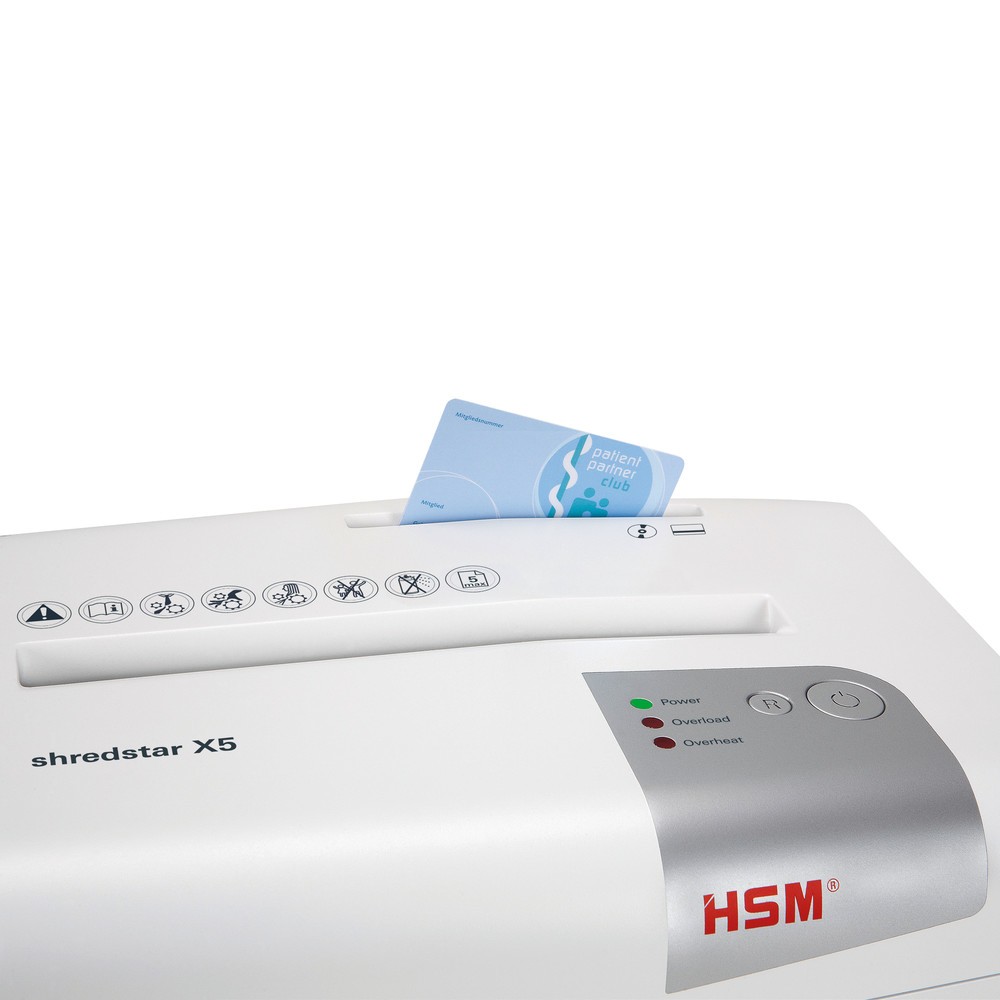 Productafbeelding nr. 2: Papiervernietiger HSM shredstar X5, snippers, 4,5 x 30 mm