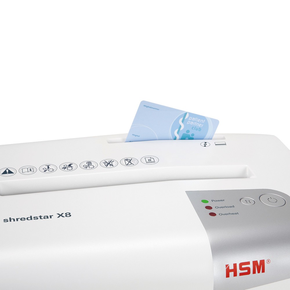 Productafbeelding nr. 2: Papiervernietiger HSM shredstar X8, snippers 4,5 x 30 mm