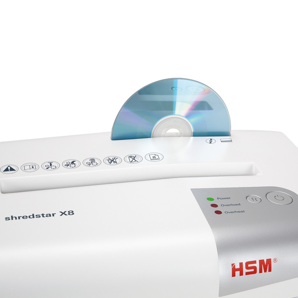 Productafbeelding nr. 5: Papiervernietiger HSM shredstar X8, snippers 4,5 x 30 mm