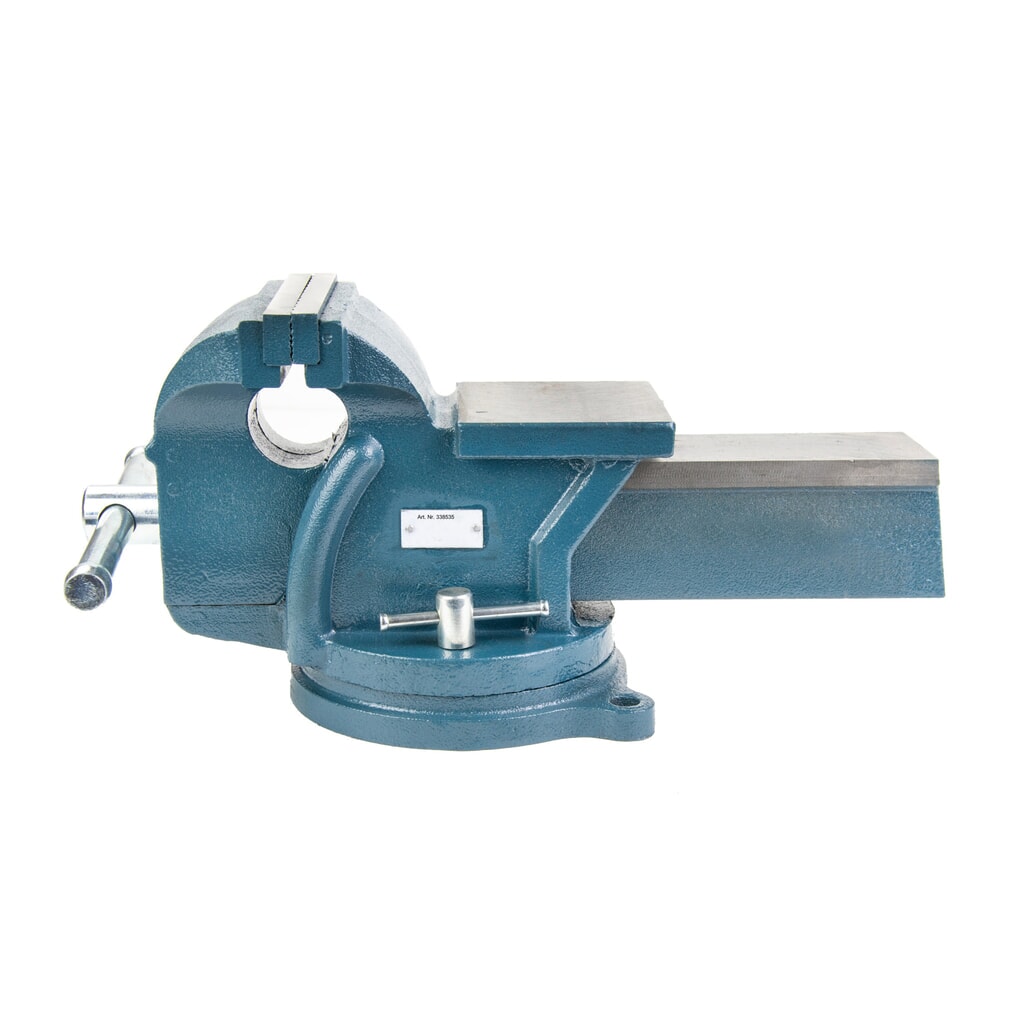 Parallelle bankschroef, draai- en vergrendelbaar, bekbreedte 100 mm Product afbeelding: Parallelle bankschroef, draai- en vergrendelbaar, bekbreedte 100 mm