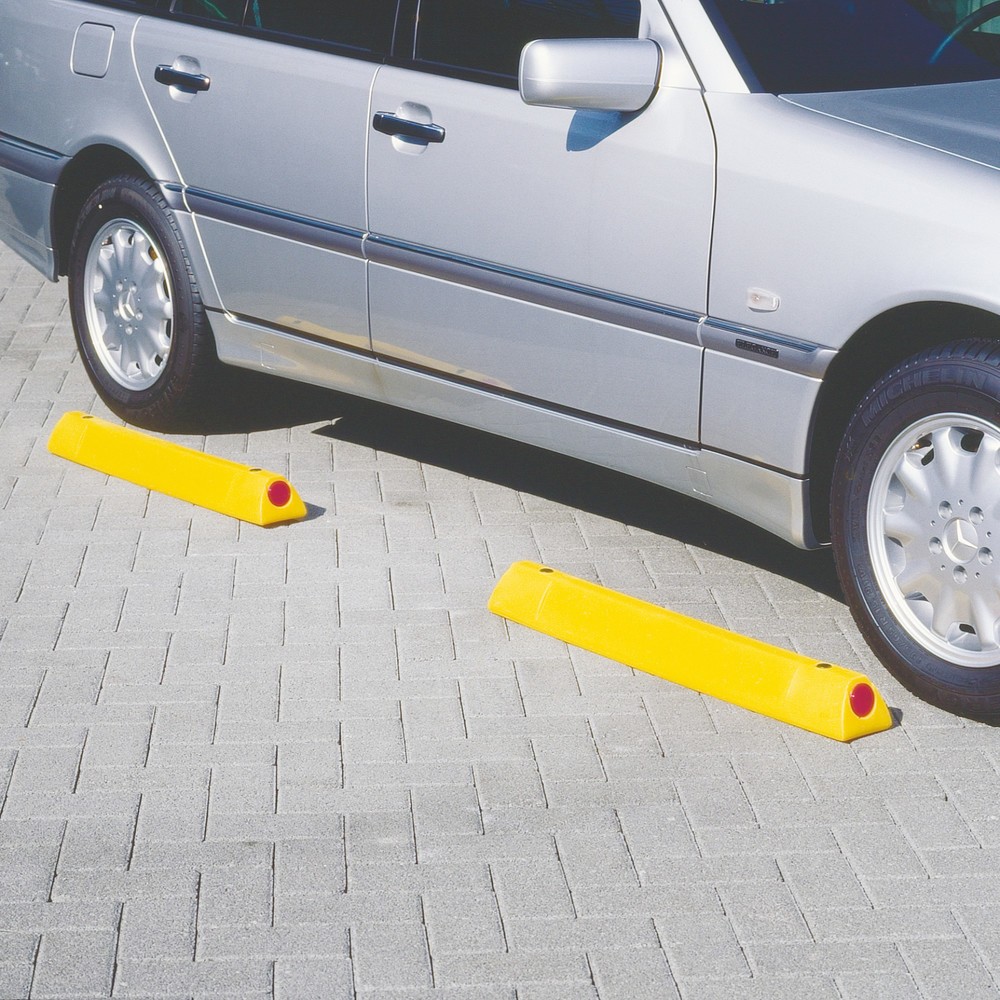 Product afbeelding: Parkeerstop en geleidebalk, geel, lengte 450 mm